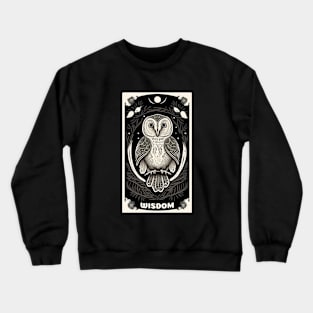 Wisdom Tarot Card Crewneck Sweatshirt